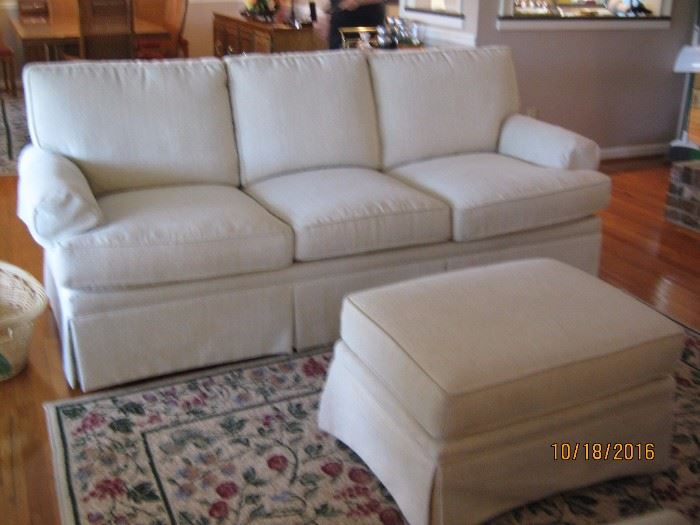 sofa and ottoman