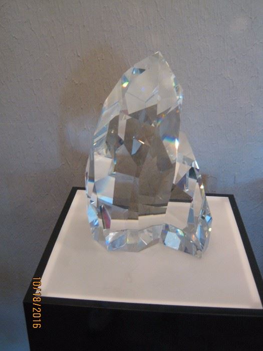 Large Swarovski " Iceburg" Sculpture