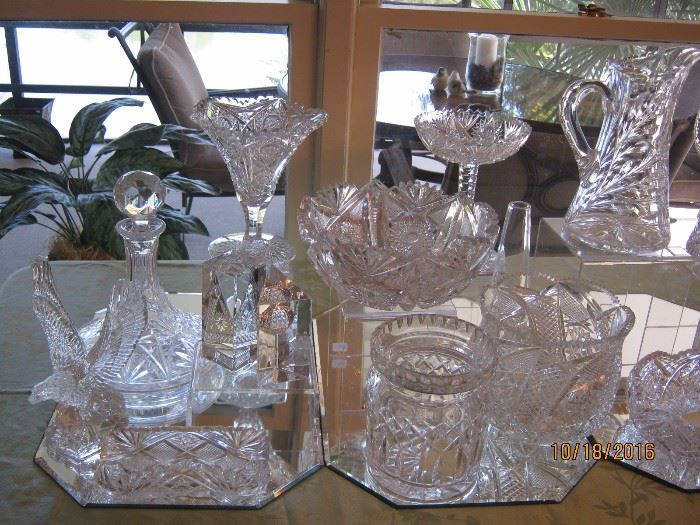 cut glass collection