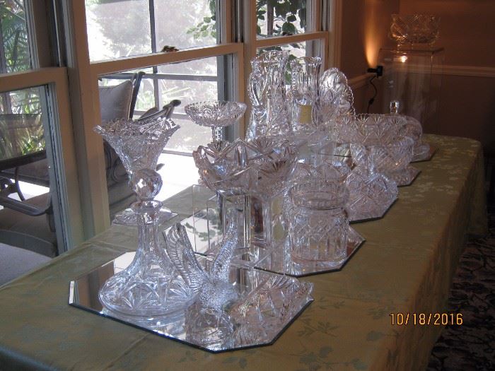 cut glass collection