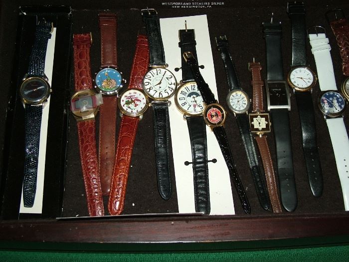 Numerous advertising/other watches