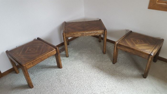 Fine, mid-century three-piece set. Will also sell individually.