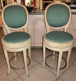 Pair of unique bar stools