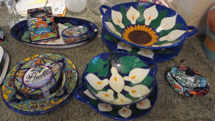 Talavera and Mexican pottery