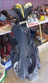 Set of golf clubs; mixed brands