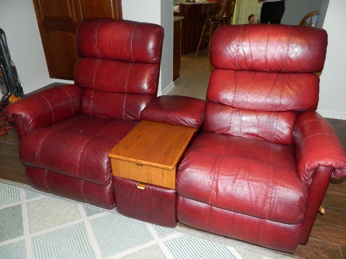 Second set of the red recliners!  Love ve these & so comfortable!!!