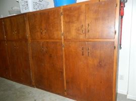 We have four of these large cabinets in the garage - you can buy one or all!!!