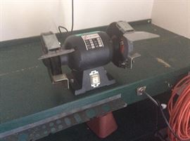 STS bench grinder