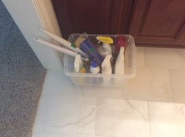 Laundry, cleaning items