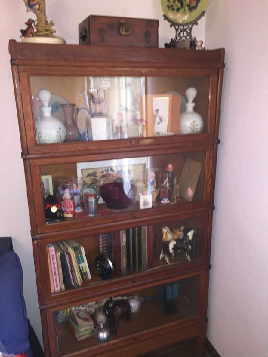 2nd set of Barrister Bookcases--we also have a five shelf one