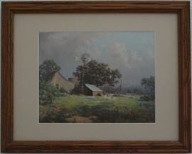 "Memorable Spring" by Dalhart Windberg 10"x 8" Print, Matted and Framed