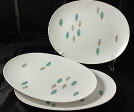 Mid-Century Micmac Platters (3 each)