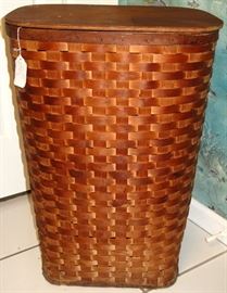 Redman Vintage Handmade Laundry Basket Hamper