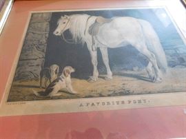 N. Currier, "A Favorite Pony", circa 1850