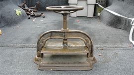 RARE 1800's Book Press