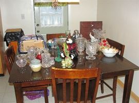 Stunning crystal and kitchen collectibles