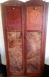 Rawhide and Cowhide Cowboy closet