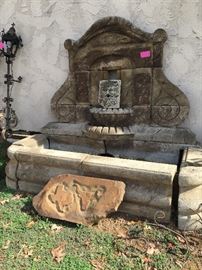 Large Stone European Fountain 