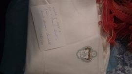 Gold Medal Brand Irish Table Cloth and Napkins 1940's with Seal