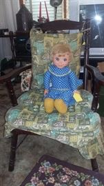 yes, Mrs. Beasley 1964
on an antique Potty Chair
