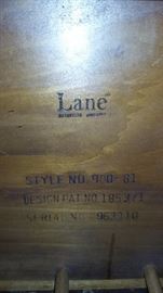 back of Lane Coffee Table 