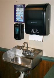 Universal Stainless Hand Sink (12”W x 10”L x 6”D)