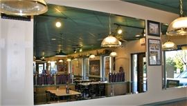 8 4’ x 6’ Beveled Wall Mirrors