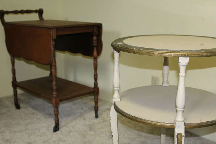 Tea cart and end tables