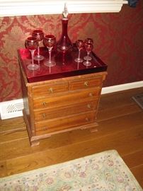 Locally made miniature chest of drawers