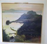 4' X 4' ORIGINAL OIL ON CANVAS
SIGNED:  ELLEN MONTGOMERY