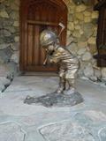 46.  Little boy golfer in bronze – Ht:  35”  -  Weight 80 lbs    Asking:  $595