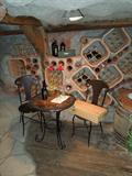 67.  Wine cellar table and two chairs -  Asking:  $175