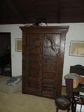 66.  Heavily carved large wardrobe –weight 300 lbs. - original cost = $ 7000  Asking:  $2500