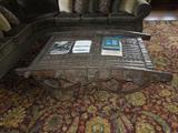 10.  Antique gypsy cart coffee table – 4’ x 6’ about 250 lbs  (original cost = $5600)  Asking:  $1850