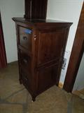 44.  Old World file cabinet – three drawer -  Asking:  $250