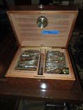 55.  Canadian Humidor and forty cigars – 20” x 15” x 10” – Asking:  $895
