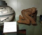 1972 ceramic work by MARY FRANK
"CROUCHING WOMAN"
PROVENANCE:  Zabriskie Gallery 1978