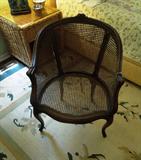 ANTIQUE FRENCH CHAIR WITH WONDERFUL CANING