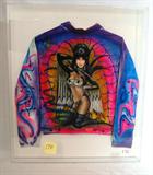 Elvira, Mistress of the Dark - hand painted Levi jacket 1992
