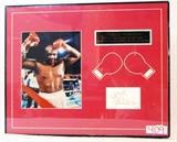 George Foreman photo & signed card 