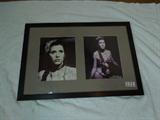 Carrie Fisher as LEIA - JABBA'S SLAVE GIRL - Two Photos framed