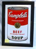 CAMPBELLS BEEF SOUP AFTER ANDY WARHOL