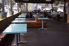 Patio Tables, Metal Top & Metal Base