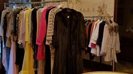 Full Length Mink Coat & Vintage Clothing