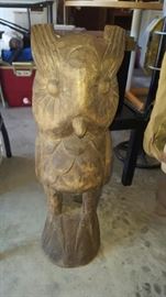 Chainsaw Carved Owl