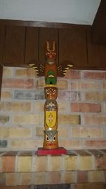 Totem Pole Native American Made