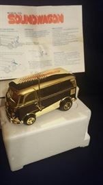 Rare Tamco Gold Vintage Volkswagen Sound Wagon Record Player