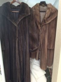 Two mink coats in great condition