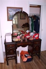 Vintage Vanity and Mirror
