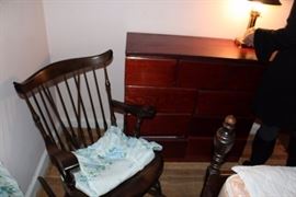 Rocking Chair and Dresser